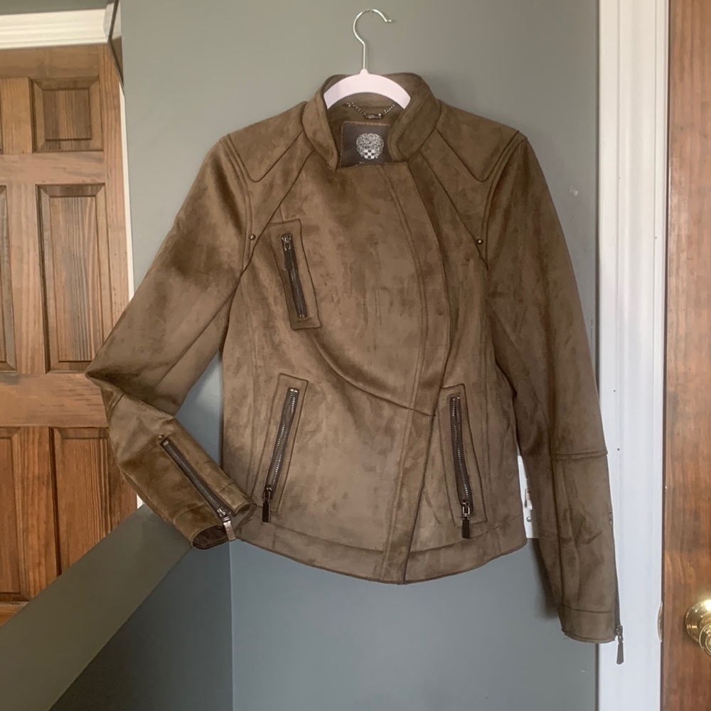 Medium Vince Camuto Suede Moto Jacket